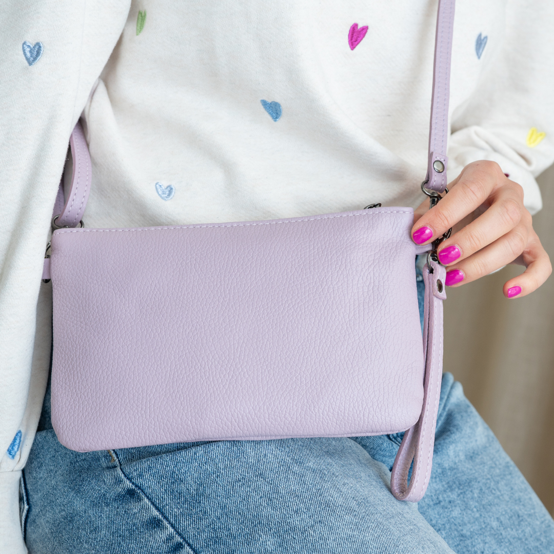 Umhängetasche Lyfke | Metallic-Pink
