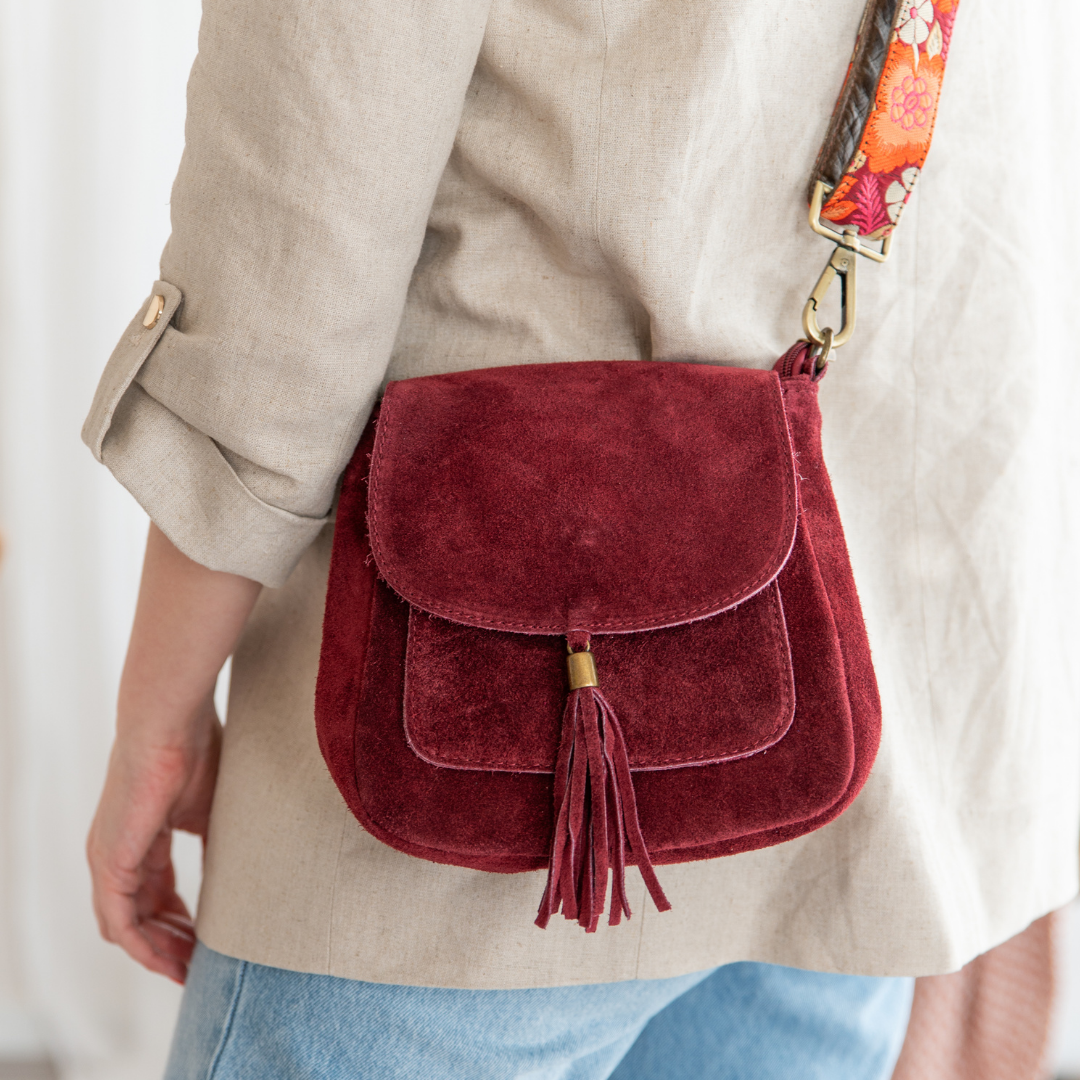 Shoulder bag Lieve | Burgundy