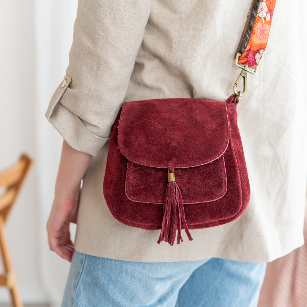 Shoulder bag Lieve | Wine red