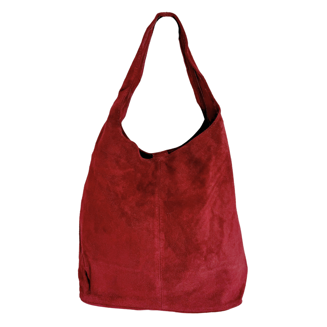 Tasche Wildleder Juliette | Burgund