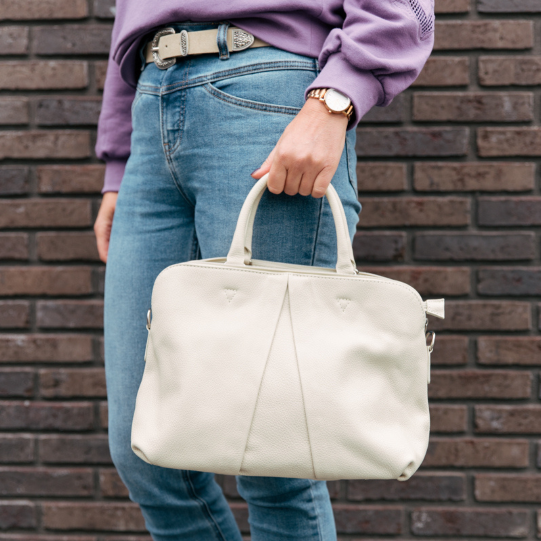 Hand / Shoulder bag Dione | Natural