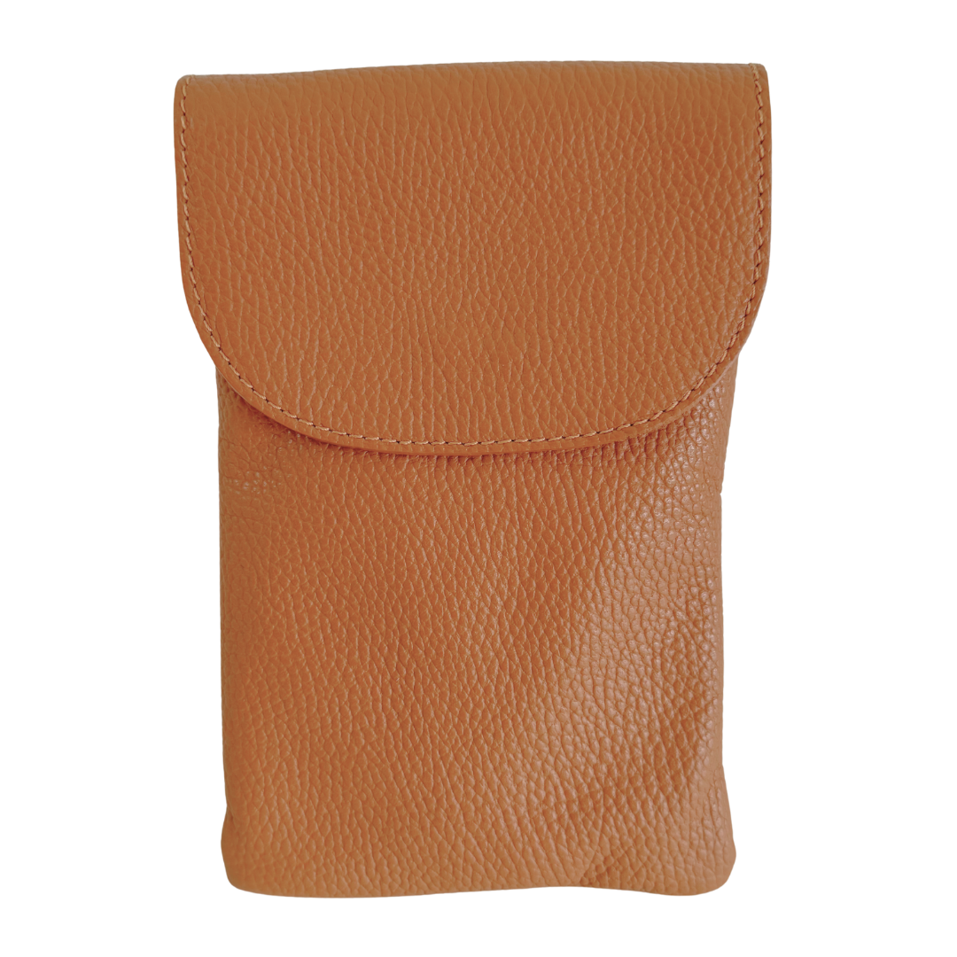 Handytasche Maike (Leder) 2 Fächer | Grasgrün