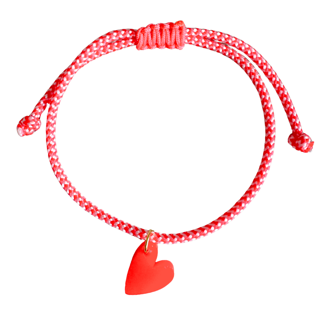 Armband Lume Charms | Heart Red