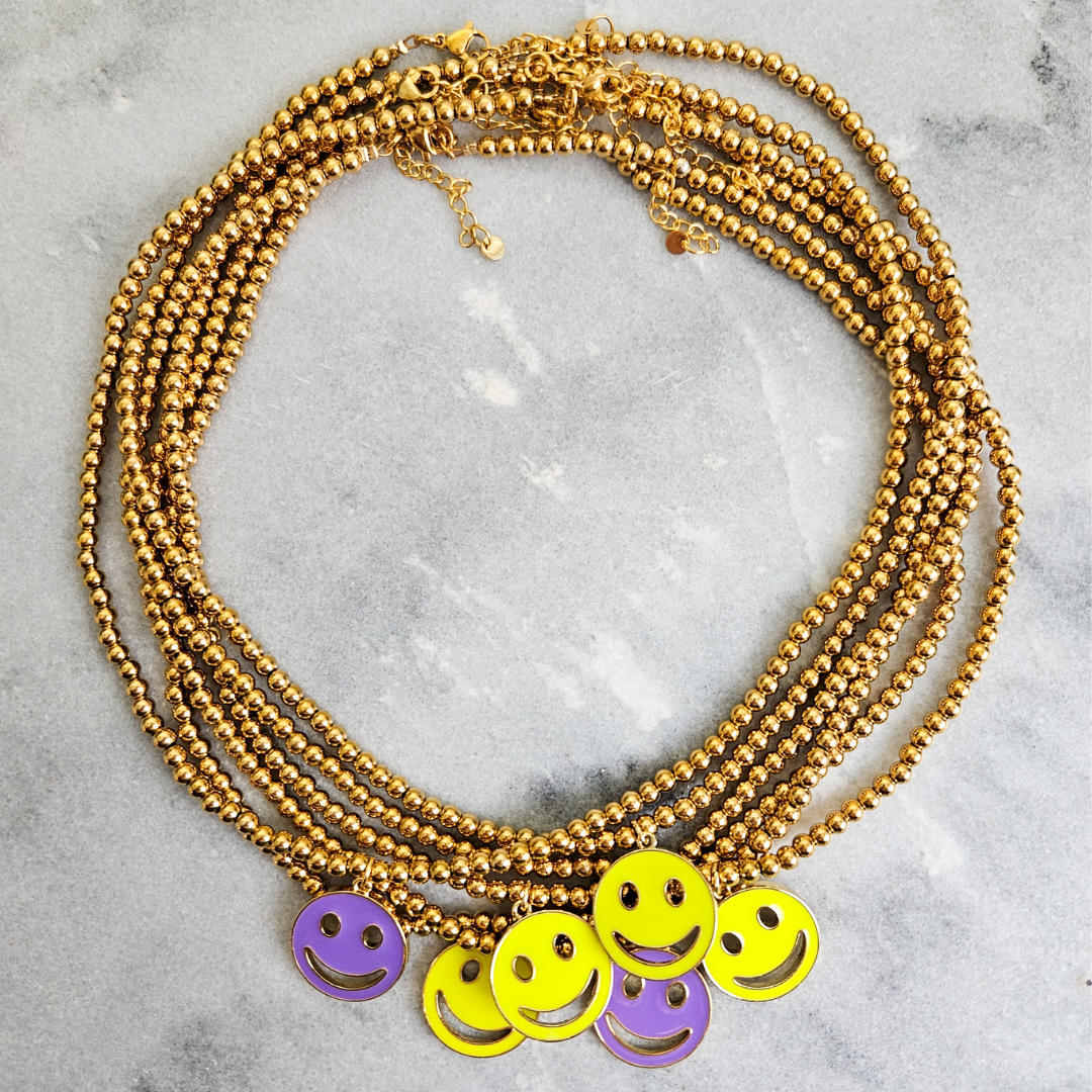 Ketting Smile | Paars