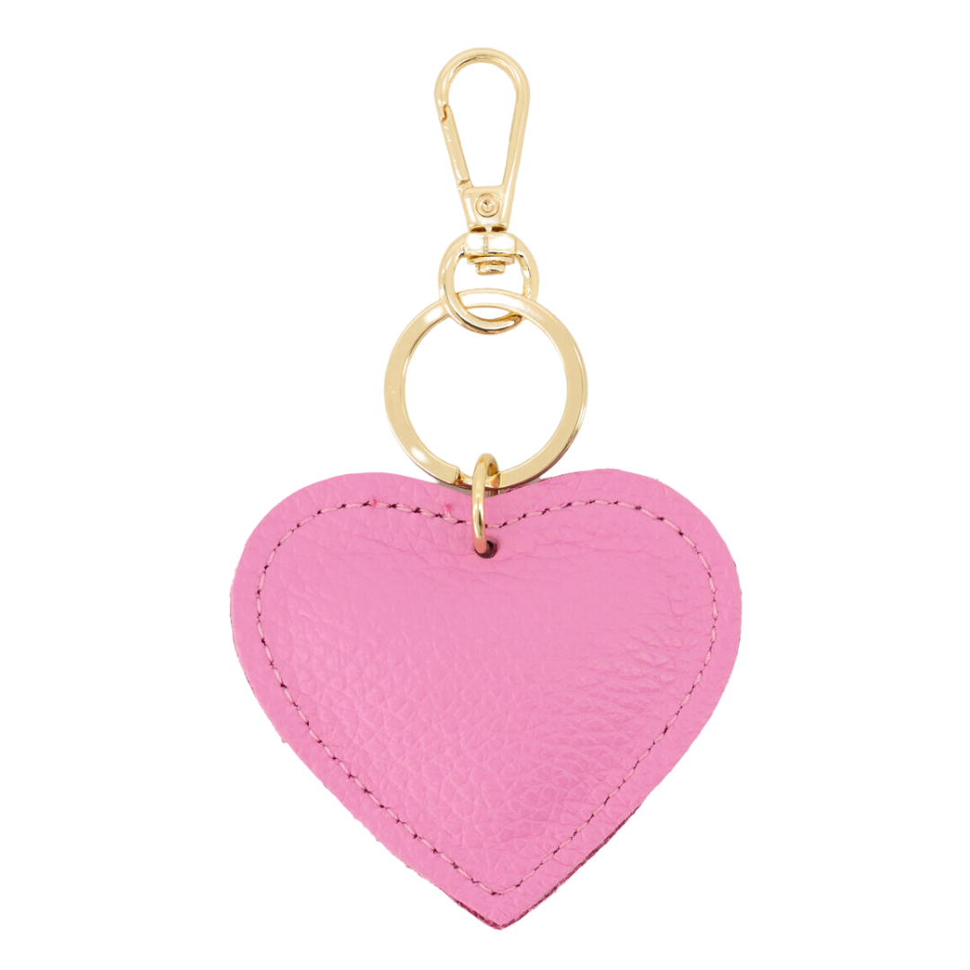Sleutelhanger Hart Leer | Bubblegum