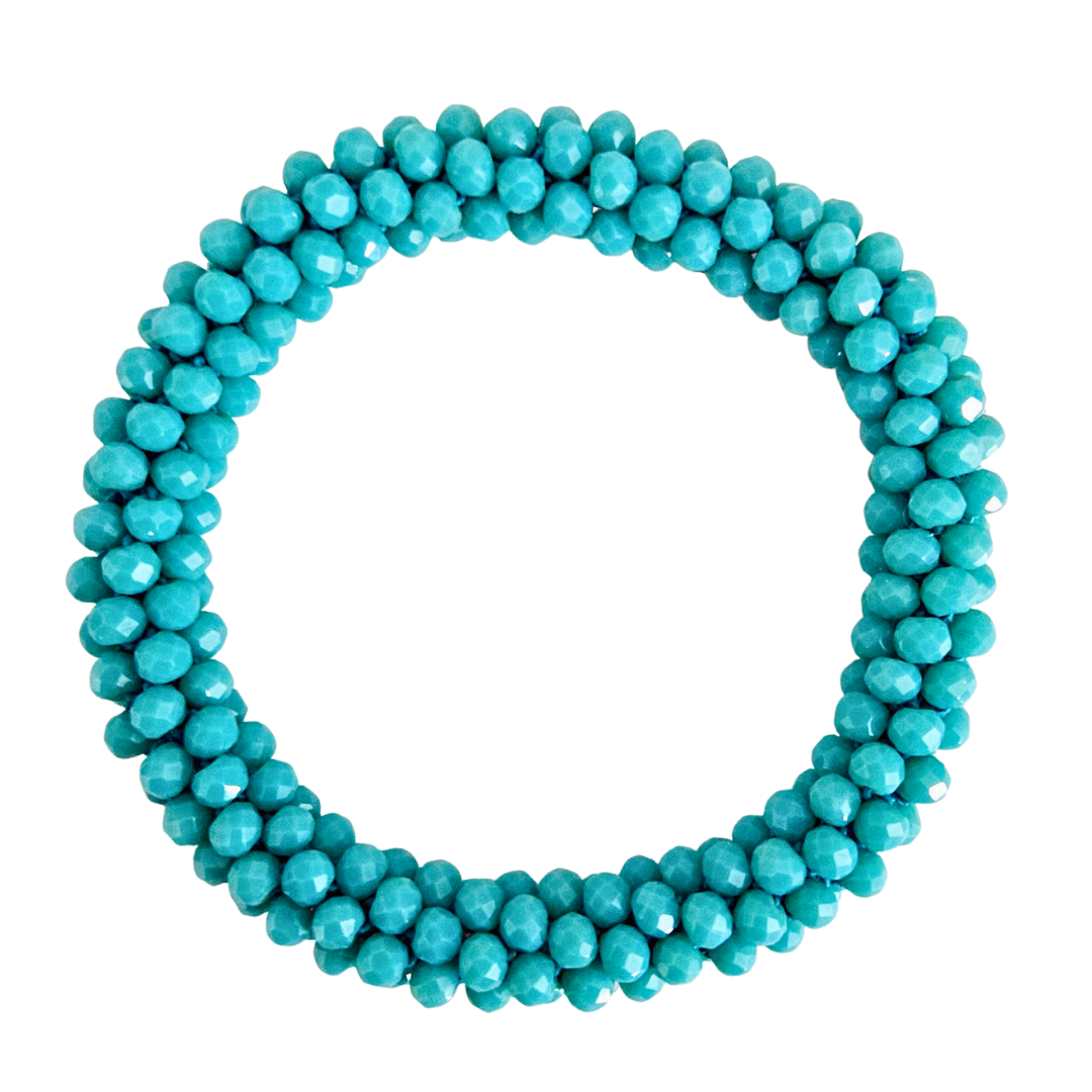Roll On Facet Armband | Turquoise