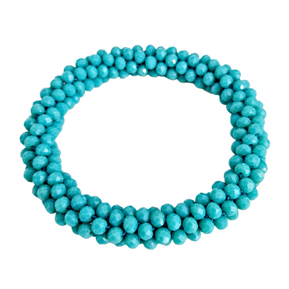 Roll On Facet Armband | Turquoise
