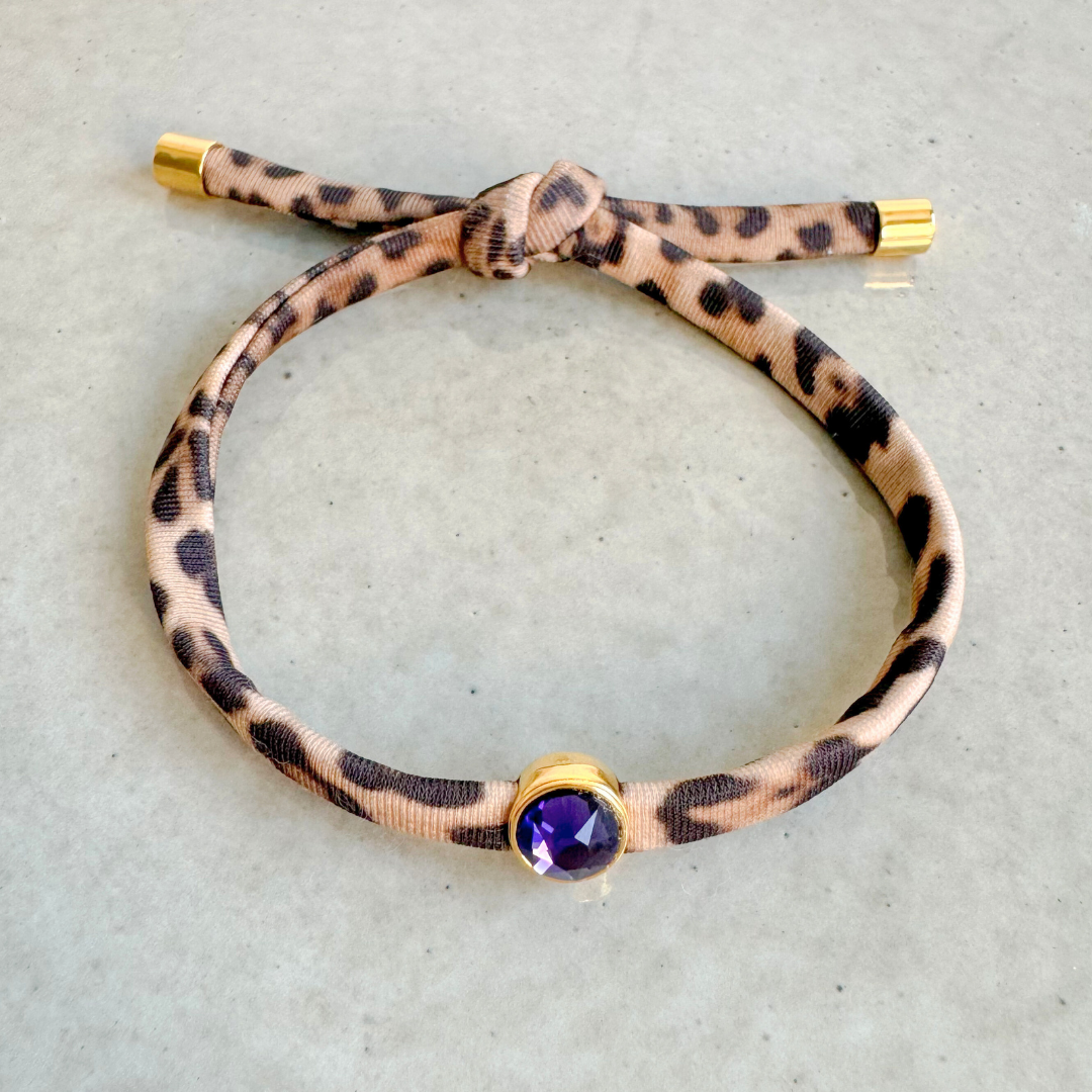 Panter Armbandje | Paars