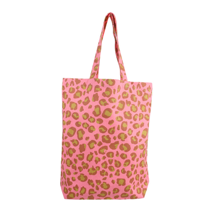 Katoenen Tas | Leopard Grapefruit