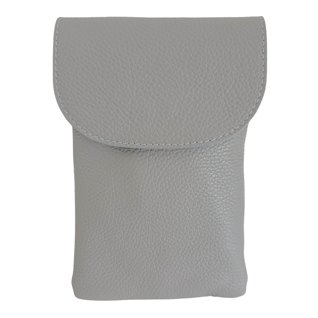 Handytasche Maike (Leder) 2 Fächer | Grasgrün