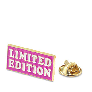 Pin &quot;Limited Edition&quot; Magenta Purple-White-Gold