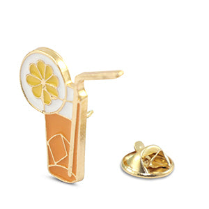 Pin Limonade Orange-White-Gold
