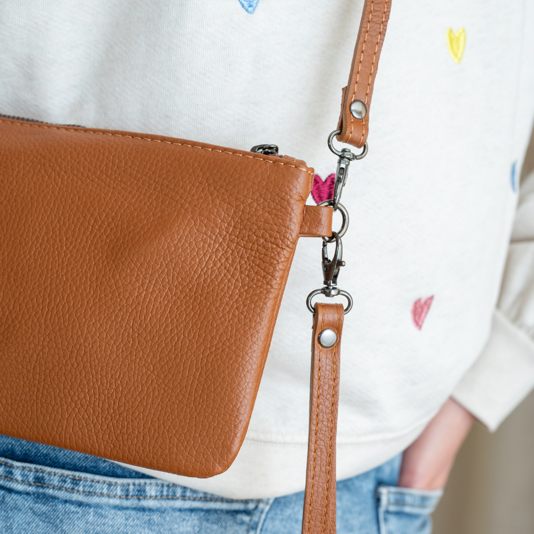 Umhängetasche Lyfke | Metallic-Pink