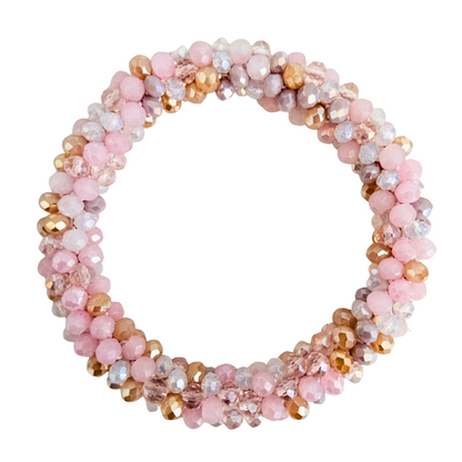 Roll On Facet Bracelet | Pink Mix