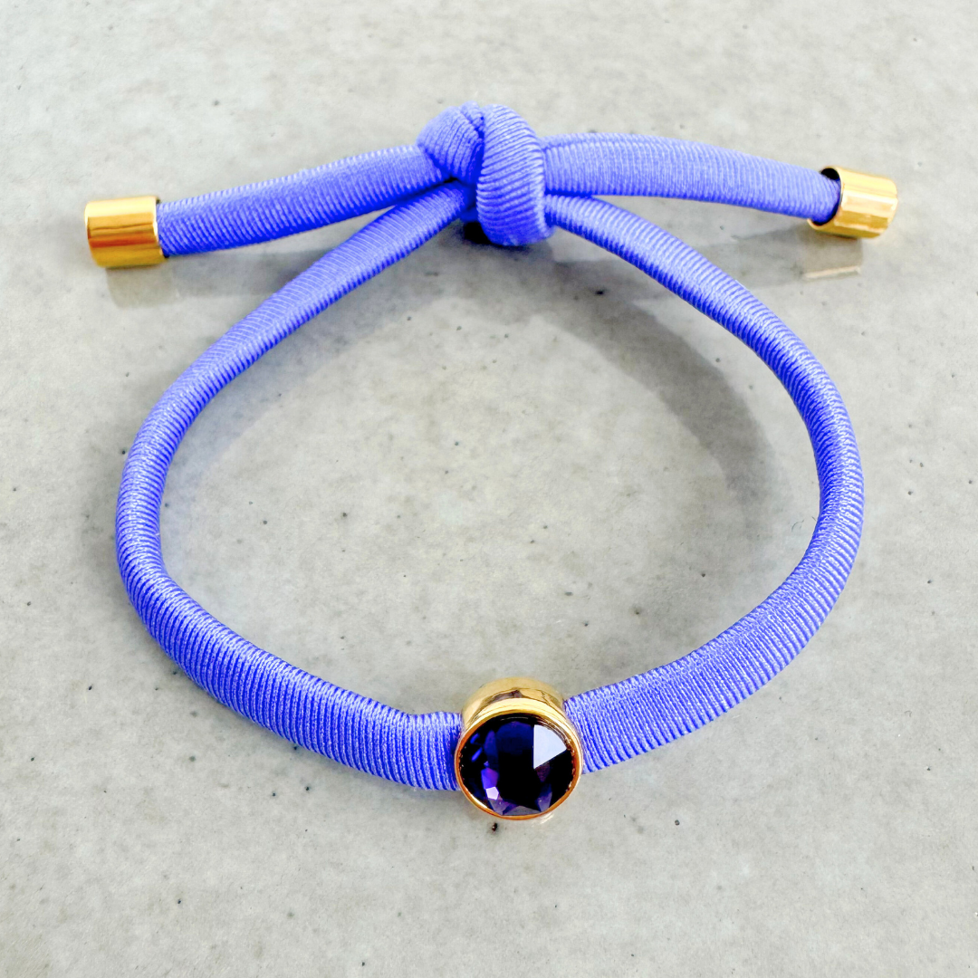 Stretch Lycra Armbandje | Lavendel