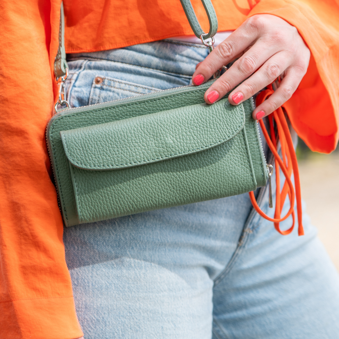 Shoulder bag - Wallet | Sea green