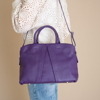 Hand-/Umhängetasche Dione | Lila