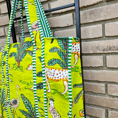 Tote Bag Veerle | Safari Lime