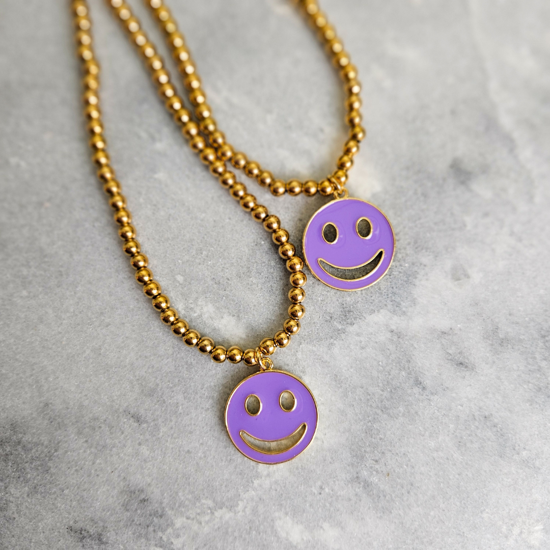 Ketting Smile | Paars