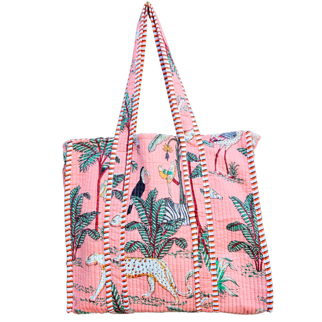 Tote Bag Veerle | Safari Pink