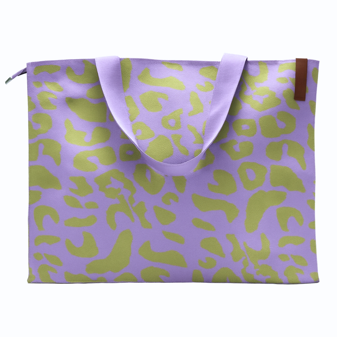 Shopper Lara | Panter Lila-Groen