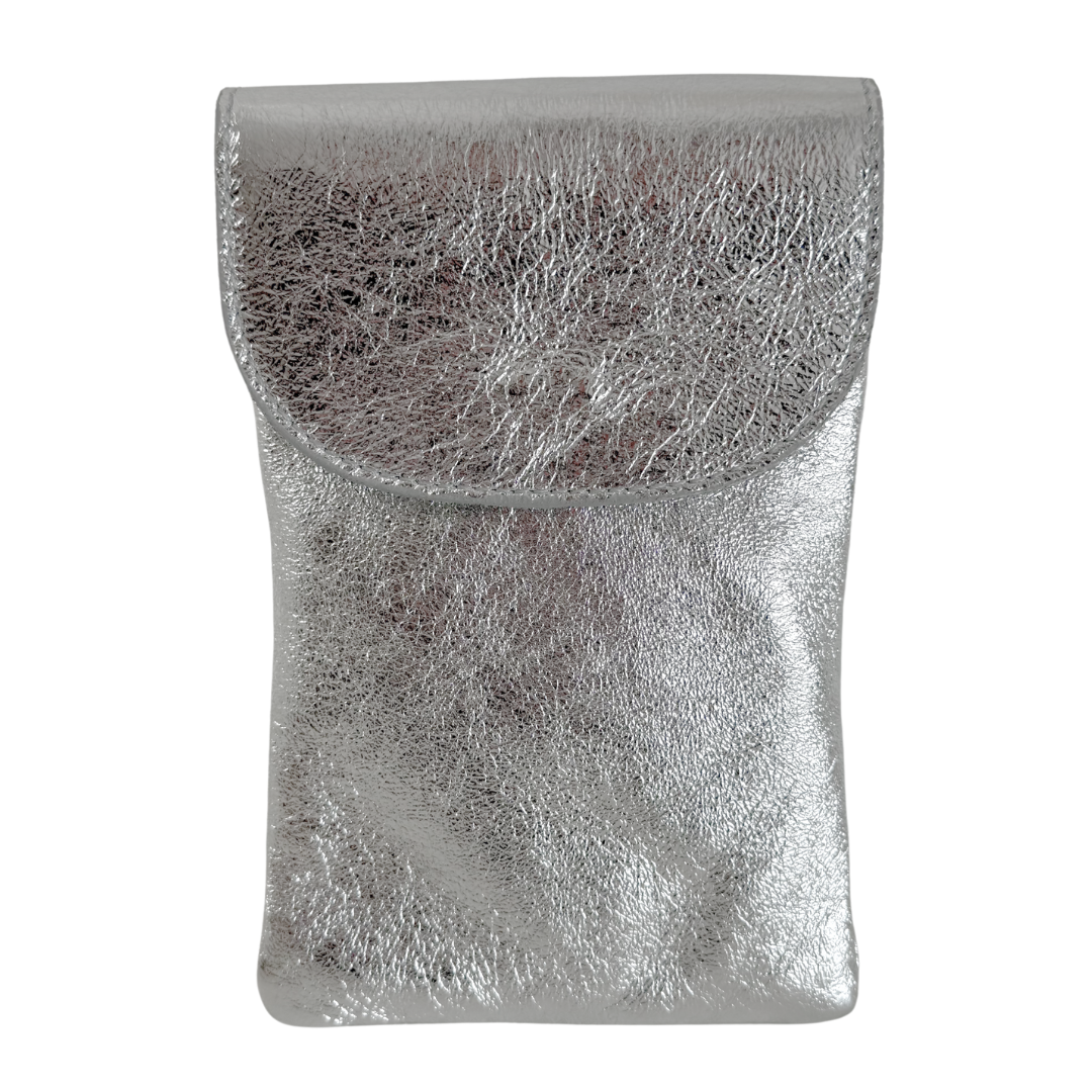 Handytasche Maike (Leder) 2 Fächer | Grasgrün