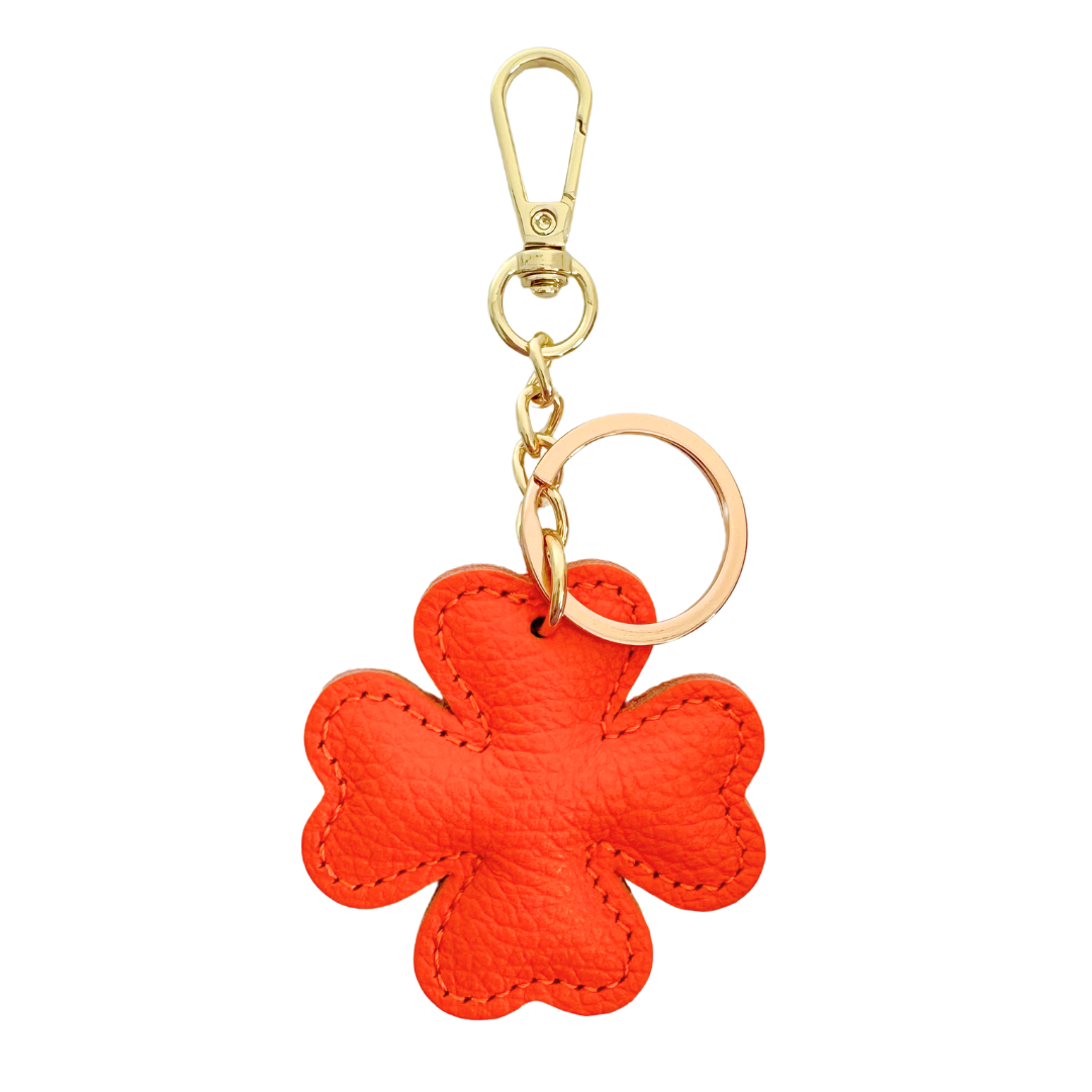 Keychain Leather | Fuchsia Metallic
