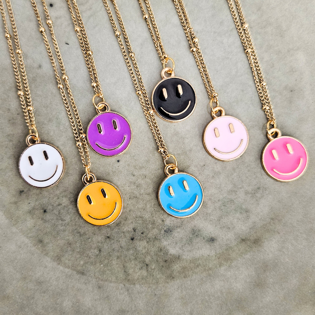 Necklace Smiley | Gold