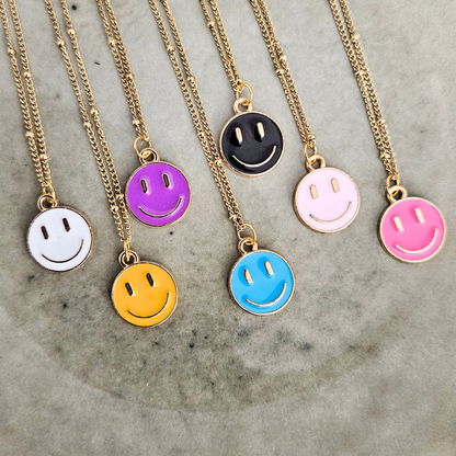 Halskette Smiley | Gold