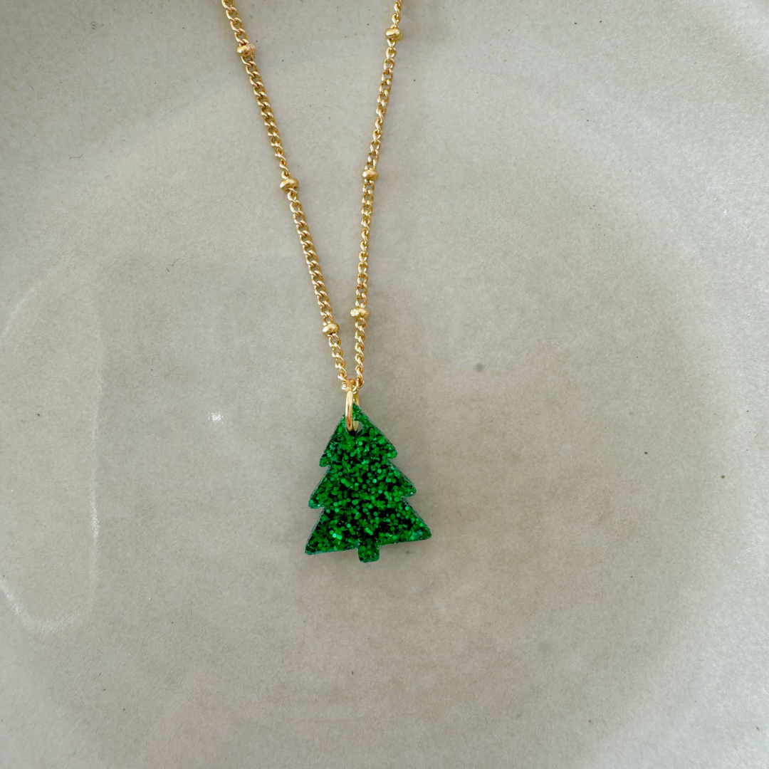 Ketting Lume Charms Festive | Christmas Tree - Green