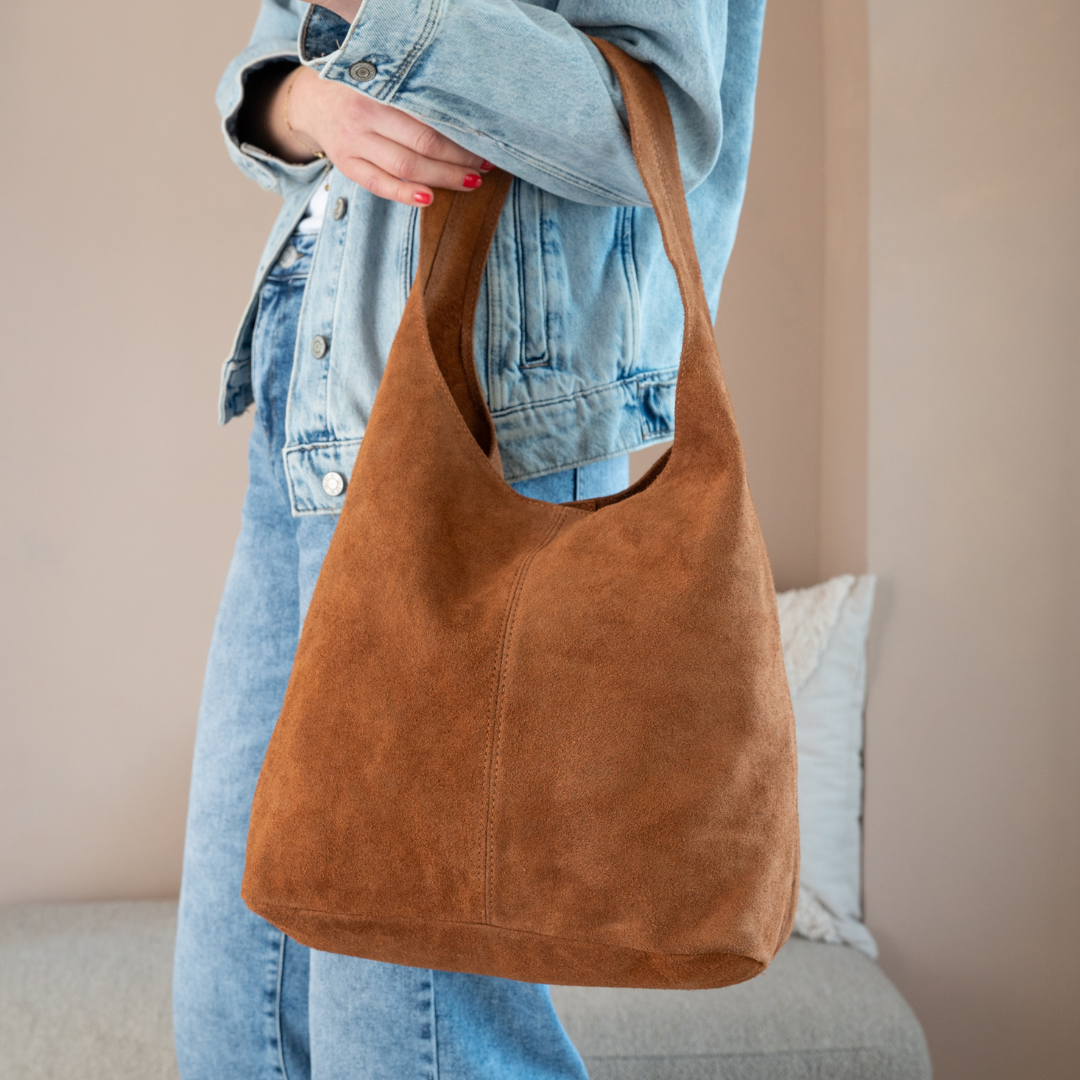 Bag Suede Juliette | Camel