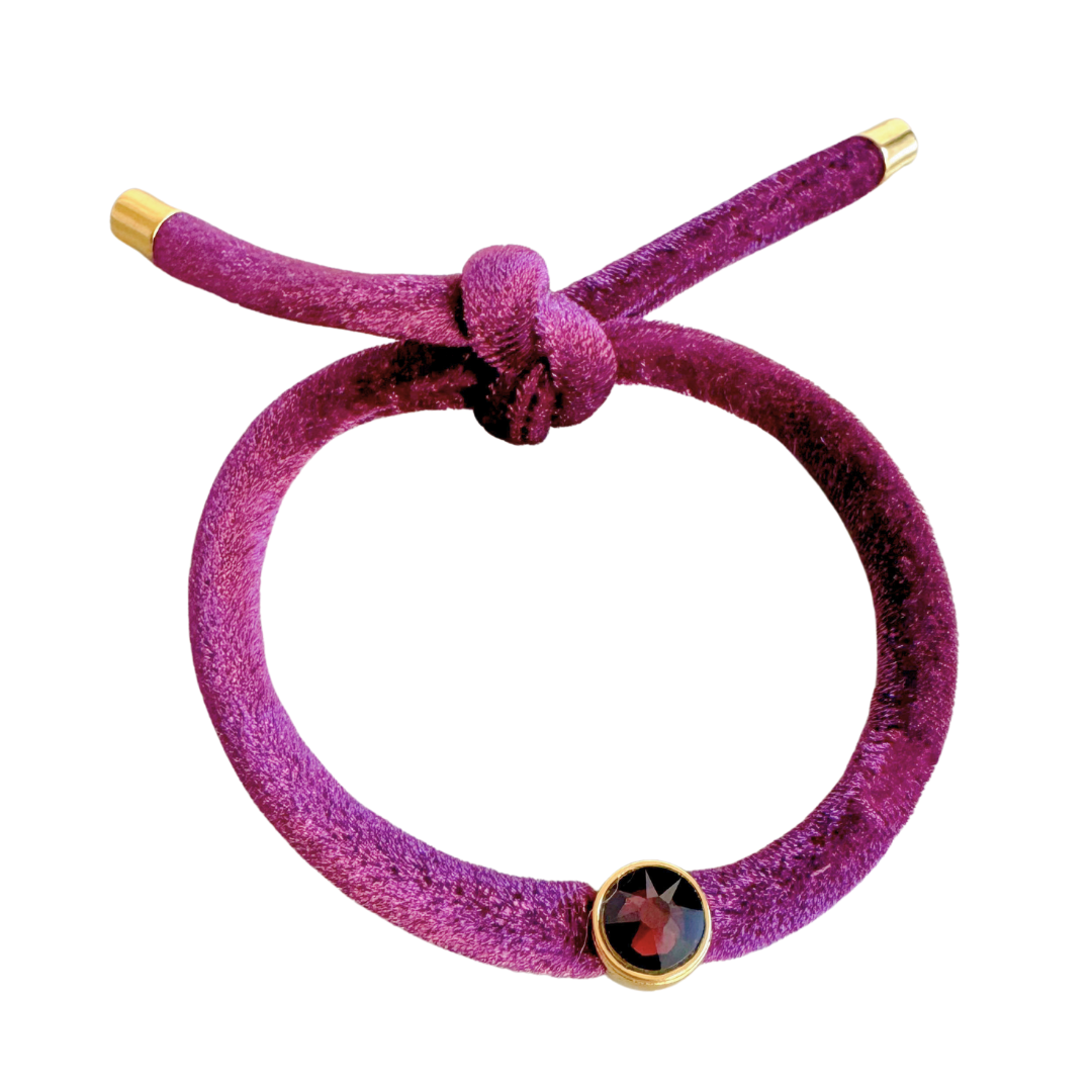 Velvet Armbandje | Purple