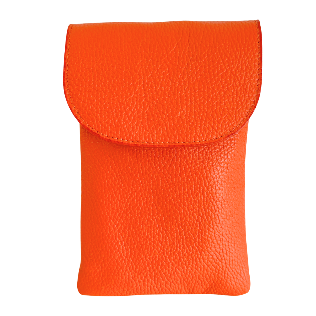 Handytasche Maike (Leder) 2 Fächer | Grasgrün
