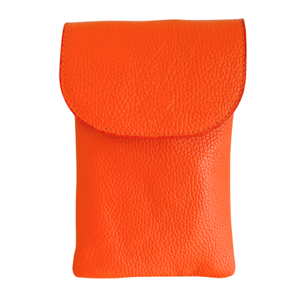 Handytasche Maike (Leder) 2 Fächer | Grasgrün