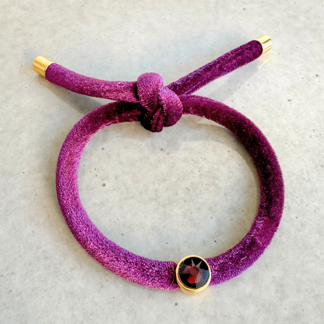 Velvet Armbandje | Purple