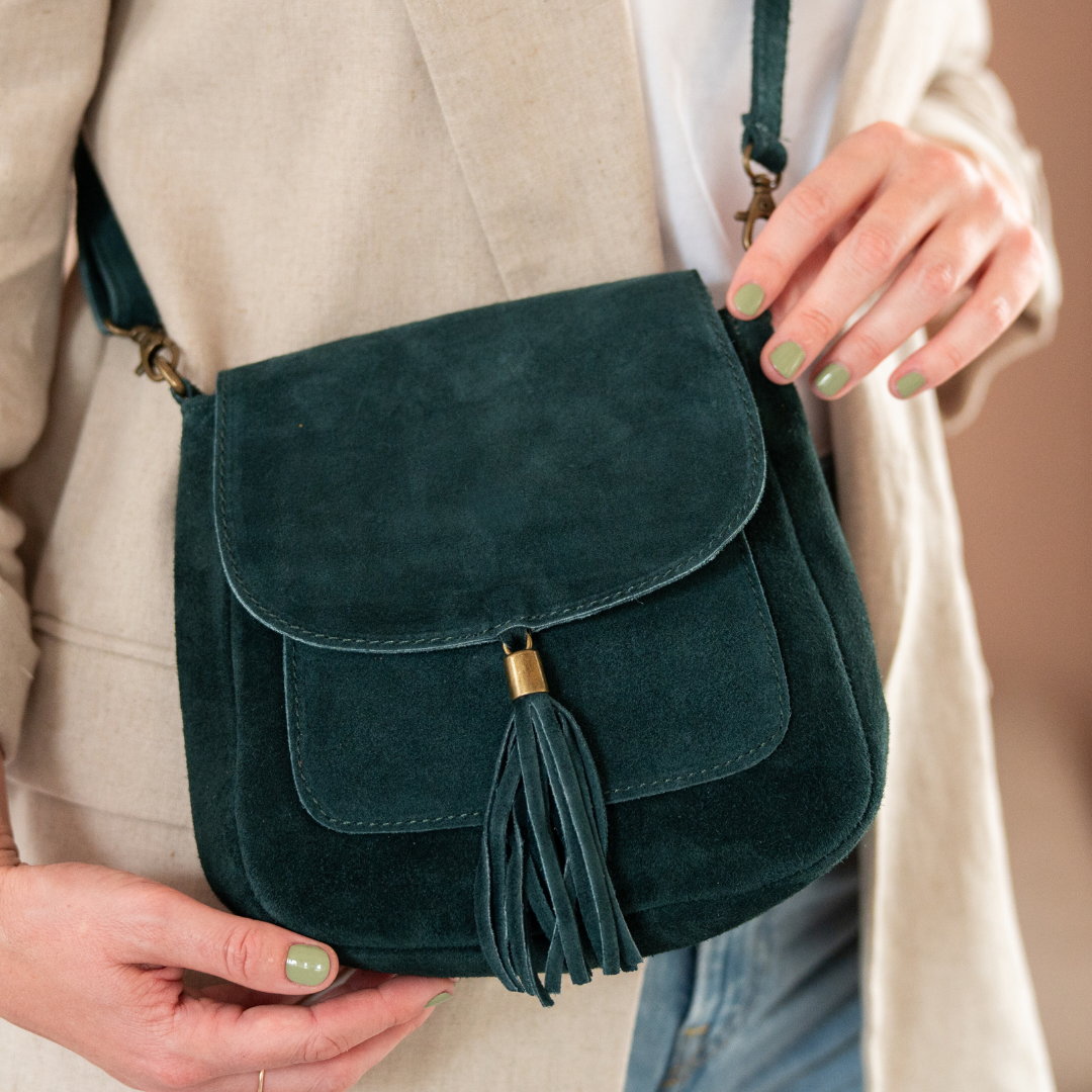 Shoulder bag Lieve | Petrol