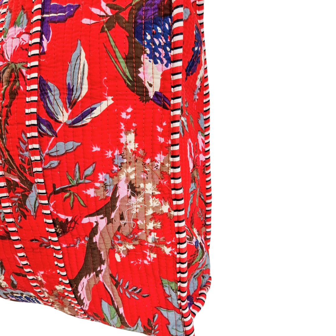 Tote Bag Veerle | Tropical Red