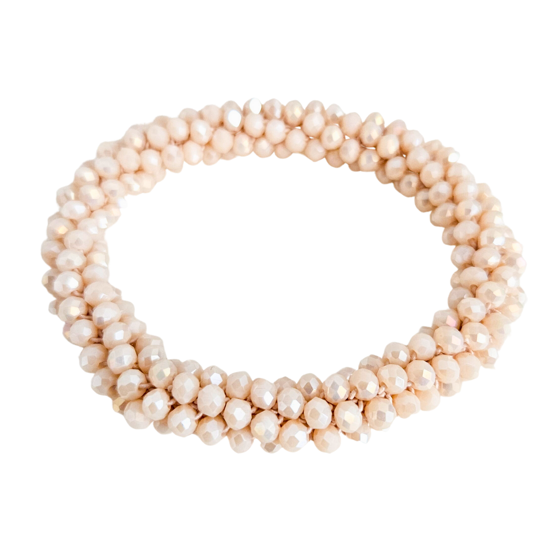 Facet Rol Armband | Ivory