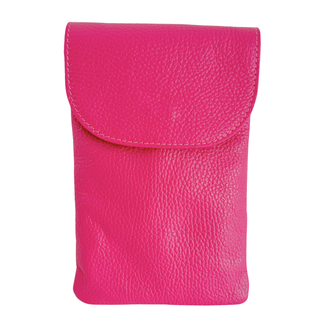 Handytasche Maike (Leder) 2 Fächer | Grasgrün