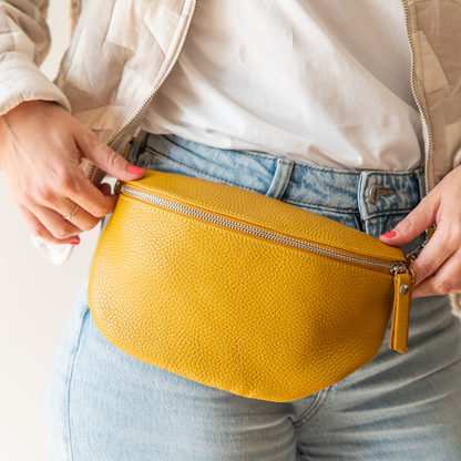 Hip bag-Shoulder bag Janne | Ocher