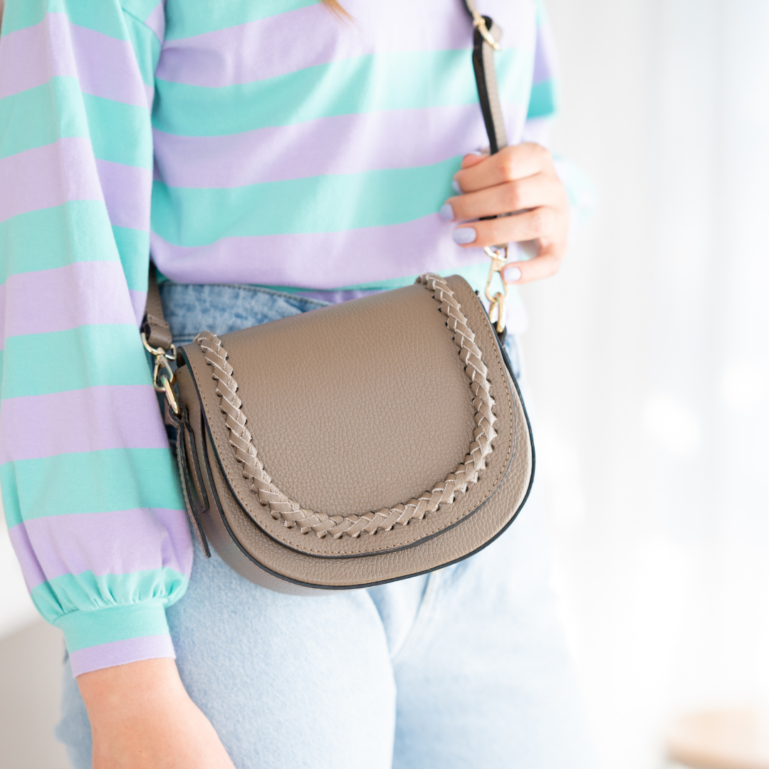 Shoulder bag Flore | Taupe