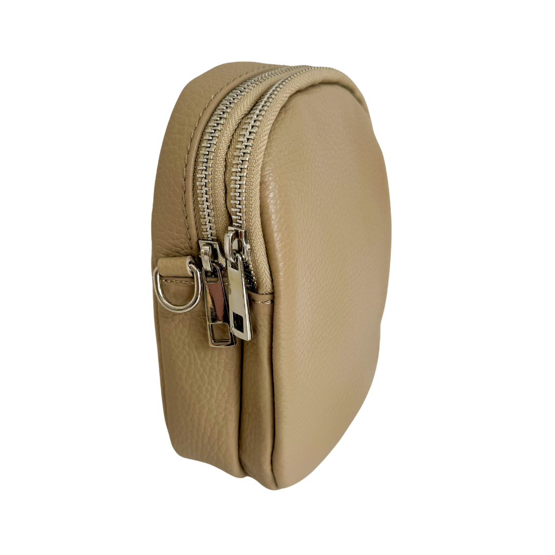 Schulter-/Telefontasche Rune | Helles Taupe
