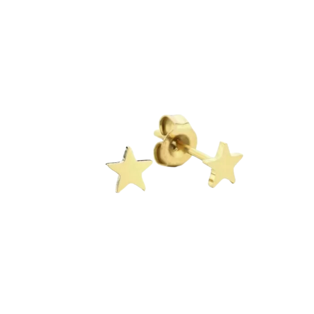 Oorbellen Star | Goud