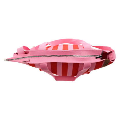 SALE | Tas Mara | Streep Roze-Koraal