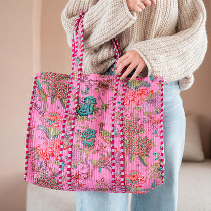 Tote Bag Veerle | Pauw Roze