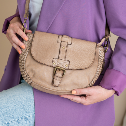 Umhängetasche Minke | Taupe