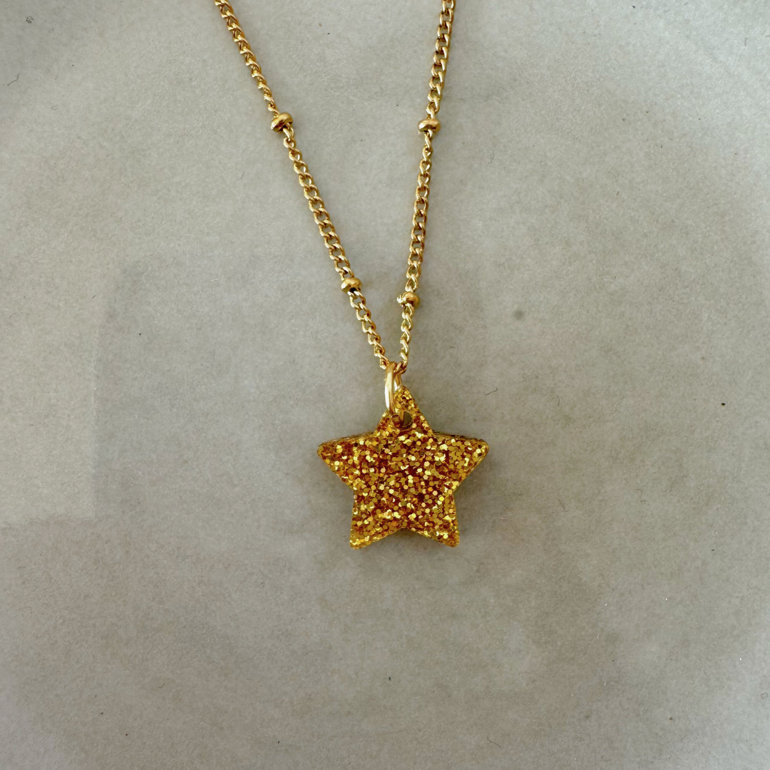 Ketting Lume Charms Festive | Star - Gold
