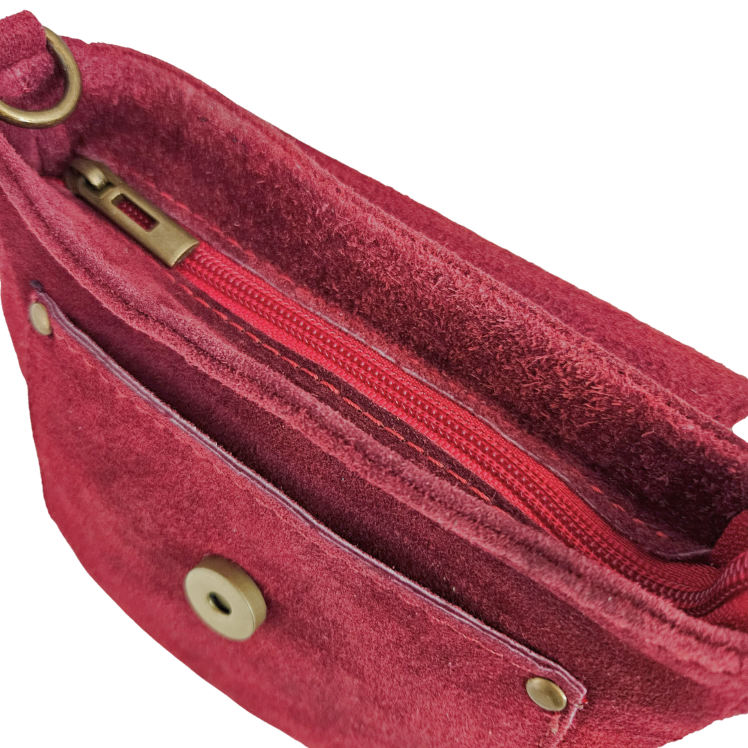 Shoulder bag Lieve | Wine red