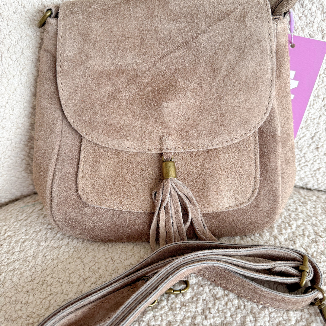 BUITENBEENTJE | Schoudertas Lieve | Taupe