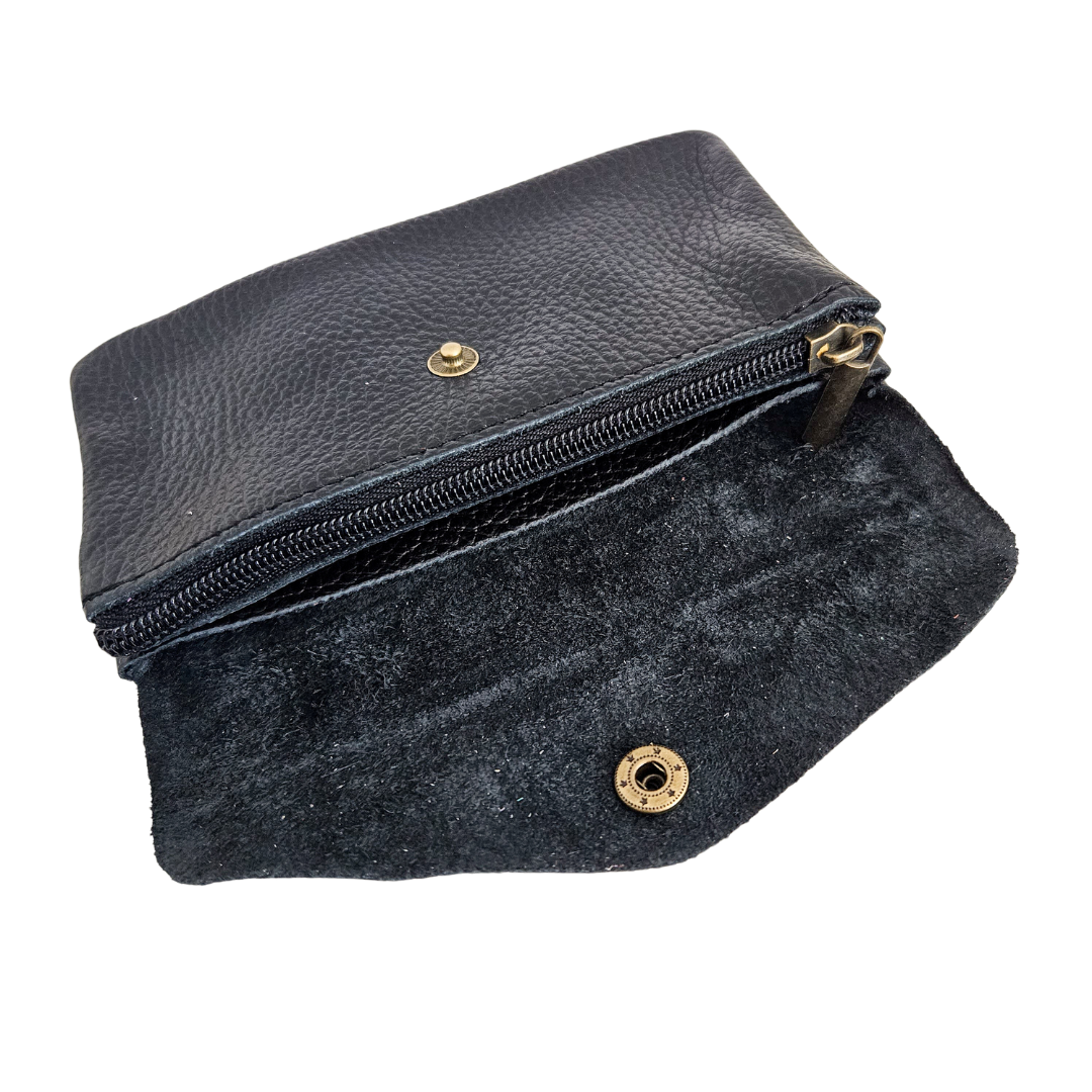 Leather wallet (large) | Black